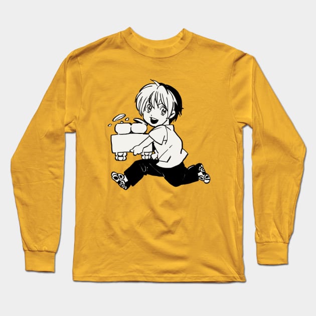 I draw chibi Shindo Hikaru with go set / Hikaru no Go Long Sleeve T-Shirt by mudwizard